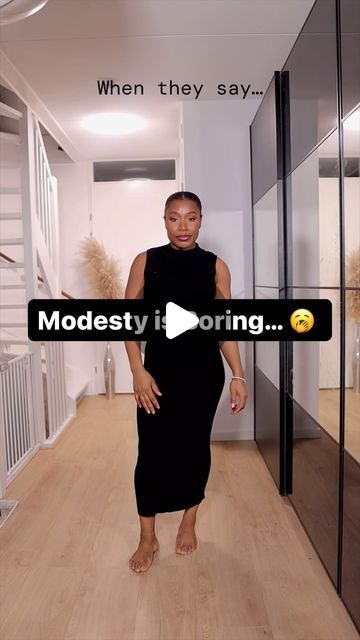 JOSPHINE  OGUGUA on Instagram: "Where would you wear this fit to?
.
If you’re looking for fun ways to slay and still keep it covered? Then you’ve come to the right page. I hope I’m able to inspire you that you can still elevate your look while keeping it modest. 
.
Comment “modest fit” and I’ll dm you codes/links. Outfit details will also be in my stories and “February” highlight so please check that out too 👌
.
#modestfashion #modestclothing #outfitinspo #howtodress #theitgirl #fashionreels #thatgirlaesthetic" Modest Fashion Outfits College, Modest Black Outfits, Casual Church Outfits Black Women, Church Outfits Black Women, Modest Work Outfits, Church Outfit Casual, Modest Fits, Church Outfits, Elevate Your Look