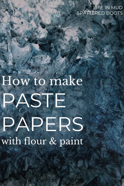 Use paste paint to make vibrant, textured paper for collage. Simple to make paste papers are enormous fun. #collage #pastepaper Paper Making Process, Paste Paper, Handmade Boxes, Handmade Paper Art, Craft Recipes, Recipe Paper, Making Collage, Binding Tutorial, Summer Challenge