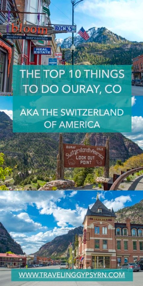 Top 10 Things to do in Ouray, CO - Traveling GypsyRN Million Dollar Highway, Things To Do In Colorado, Chile Colorado, Central America Destinations, Ouray Colorado, Winter Park Colorado, Road Trip To Colorado, Explore Colorado, Colorado Summer