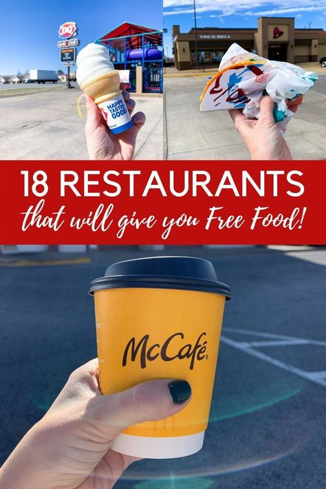 These 18 Restaurants will give you FREE Food when you Download the App! #restaurants #coupons #savingmoney #free #food Free Food Coupons, Restaurant Coupons, Food Coupon, Love Free, Food App, Love Is Free, If You Love, Free Food, Saving Money