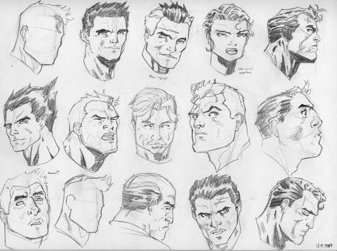 Comic Drawing Styles, Kinu Nishimura, Draw Head, Comics Ideas, James Russell, Face Parts, Jim Lee Art, Human Sketch, Draw Comics