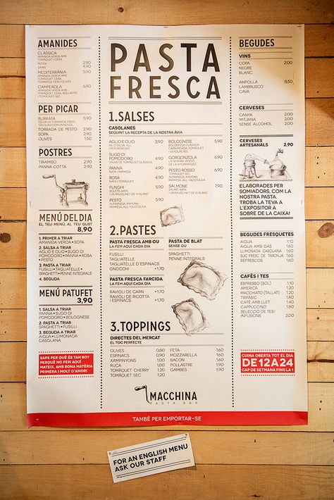 Pizza Menu Design, Cocktail Book Design, Pizzeria Menu, Pasta Menu, Pasta Restaurants, Menu Design Inspiration, Cafe Menu Design, Menue Design, Italian Menu