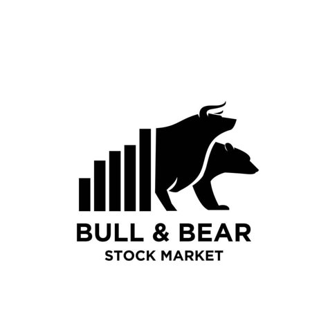 Forex Bulls And Bears Logo, Stock Market Tattoo Ideas, Stock Market Logo, Trading Logo Design, Market Logo Design, Black Logo Design, Investment Logo, Trading Logo, Trade Logo