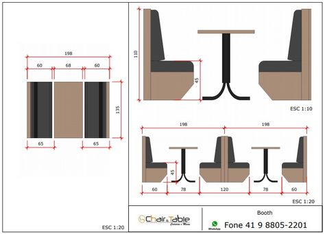 Booth Chair, Restaurant Layout, Architecture Design Presentation, Restaurant Plan, Dining Table Sizes, Renovation Architecture, Cafe Seating, Interior Architecture Drawing, Restaurant Seating