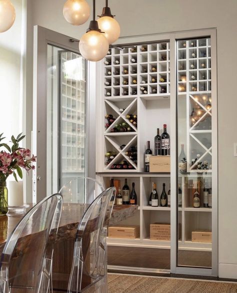 California Closets, Wine Closet, Wine Storage, Custom Closet Wine Closets Ideas, Wine Area In House, Wine Storage Cabinet Built Ins, Wine Closet Design, Wine Closet Ideas Small Spaces, Bar Cabinet Ideas, Wine Storage Ideas, Bar Closet, Bar Organization