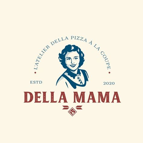 Discover Design Ideas & Graphic Design Inspiration | 99designs Italian Restaurant Graphic Design, Vintage Restaurant Logo, Vintage Women Illustration, Italian Restaurant Logos, Italian Logo, Ideas Graphic Design, Women Illustration, Restaurant Logo, Vintage Restaurant