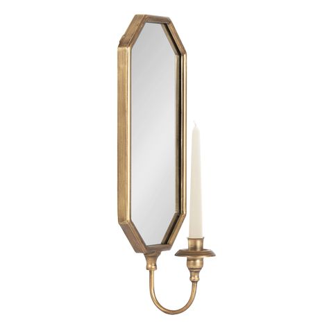 Candle Holders - Bed Bath & Beyond Flameless Taper Candles, Mirror Sconces, Round Candle Holder, Antique Candle Sticks, Wall Frame Set, Wall Mirrors Set, Vintage Mirror Wall, Candle Wall, Mirrored Wall