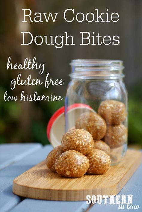 Low Histamine Quinoa Recipes, Low Histamine Treats, Low Histamine Dessert Recipes, Cookie Dough Bites Recipe, Histamine Foods, Low Histamine Foods, Histamine Diet, Chips Dip, White Cookies