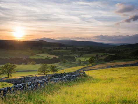 14 pictures of Yorkshire that are so beautiful it hurts  - countryliving.co.uk Yorkshire Day, Yellowstone Vacation, Scenery Photography, Scenic Photography, British Countryside, Stone Walls, Yorkshire Dales, Rural Landscape, Rolling Hills