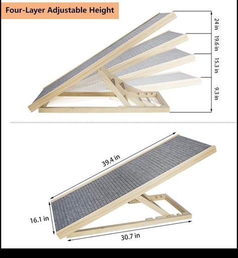 Dog Ramp Diy, Cat Stairs, Pet Ramp, Dog Ramp, Dog Furniture, Dogs Of The World, Rally Car, Diy Stuffed Animals, Pet Products