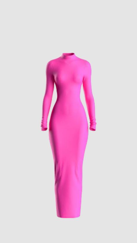 FINESSE Lola Hot Pink Bodycon Maxi Dress, Barbie outfit Hot Pink Bodycon, Pink Bodycon, Bodycon Maxi Dress, Bodycon Maxi Dresses, College Outfits, Barbie Clothes, Pretty Outfits, Pink Dress, Outfit Of The Day