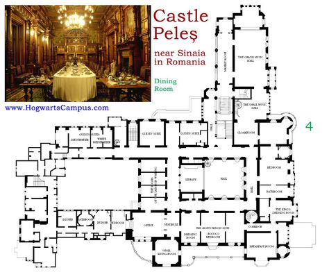 CASTLE PELES second floor Medieval Castle Layout, Castle Layout, Castle Floor Plan, Mansion Homes, Castle Plans, Balmoral Castle, Peles Castle, Architecture Blueprints, Minecraft Houses Blueprints