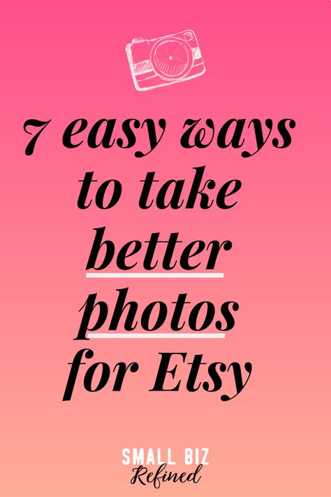 Quality product photography is essential for attracting potential customers on Etsy, Instagram, Pinterest, or any other visual medium. Believe me, I know how tough it is to take perfect photos of your products. But over the years, I’ve discovered some simple photography tips that have transformed the quality of my DIY product photography. Click to check out 7 easy ways to take better photos for Etsy! #etsytips #photographytips #onlinebusiness #productphotography #etsyshop #ecommerce How To Take Photos For Etsy, How To Take Good Photos Of Products, How To Take Professional Product Photos, Small Business Photos, Small Business Product Photo Ideas, Staging Product Photos, How To Photograph Products To Sell, How To Take Photos Of Products, How To Take Product Photos