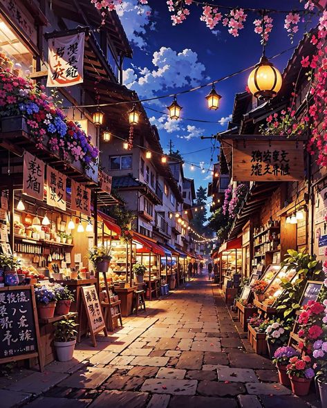 Art Pictures Ideas, Market Scene, Night Wedding Decor, Anime City, Happy Wallpaper, Crazy Wallpaper, Background Drawing, Superhero Wallpaper, Art Gallery Wallpaper