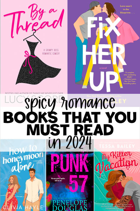 Spicy romance books that you must read in 2024 Tiktok Romance Books, Romcom Books Spicy, Books To Read Romance Spicy, Short Romance Books, Best Spicy Books, Book Suggestions Romance, Romance Books Spicy, Spicy Books To Read, Spicy Romance Books