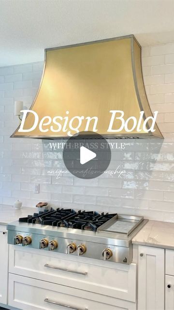 CopperHoods on Instagram: "Enhance your home’s heart with a show-stopping brass range hood from #CopperHoods. Visit us online and browse through our extensive collection to find your perfect match. 🍽️✨🏠 #KitchenLuxury #CustomHoods #BrassRangeHoods #InteriorDesign #HomeStyling #DecorGoals" Brass Kitchen Hood, Brass Range Hood, Ceiling Hood, Copper Hood, Stripping Paint, Kitchens Luxury, Gold Ceiling, Vent Hood, Kitchen Hoods