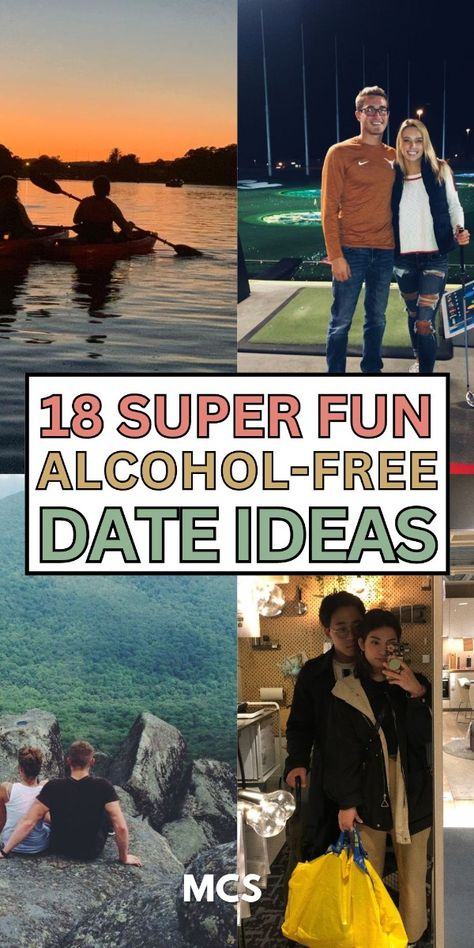 Looking for date night ideas that don't involve alcohol? Here are 18 super fun dates you can go on when you're staying sober (or aren't 21 yet!) Fun Date Night Ideas, Fun Dates, Free Date Ideas, Fun Date Ideas, Cheap Date Ideas, Best Alcohol, Date Night Ideas, Good Dates, Date Ideas