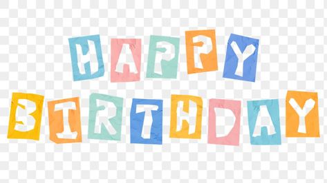 Happy Birthday Font Png, Happy Birthday Font Aesthetic, Template Hbd, Happy Birthday Text Png, Png Happy Birthday, Birthday Font, Happy Birthday Stickers, Happy Birthday Letter, Happy Birthday Font