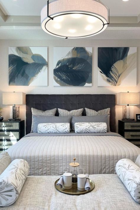 If you're looking to spruce up your bedroom, consider new lighting! Check out this list of the best bedroom lighting fixtures. They're easy to install, stylish, and can give your bedroom a new look. Layered Bedroom, Orlando Homes, Entryway Light Fixtures, Comfortable Bedroom Decor, Cage Ceiling Light, Bedroom Interior Design Ideas, Make Your Home Cozy, Stunning Homes, Vintage Light Bulbs