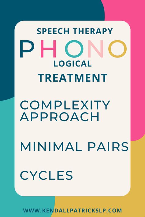 Phonological Processing Disorder, Cycles Approach Speech Therapy, Types Of Therapy, Articulation Therapy Activities, Speech Therapy Worksheets, Therapy Goals, Speech Therapy Tools, Phonological Processes, Sound Production