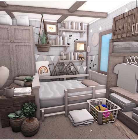 Cottage Bloxburg, Blocksburg Room Ideas￼, House Decorating Ideas Apartments, Small House Layout, Story Layout, Simple Bedroom Design, Tiny House Layout, Diy House Plans, House Floor Design