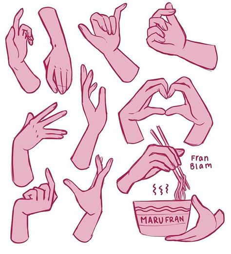 Hand References, Tips For Artists, Hand Drawing Reference, Heart Hands Drawing, Hand Reference, Drawing Expressions, Hand Sketch, Figure Drawing Reference, Body Drawing