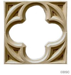 Specialty-Gothic 6 3/4H X 6 3/4W - 3/8Relief 6472A Dnd Crafting, Gothic Home Decor Ideas, Wooden Fireplace Surround, Wood Crown Molding, Architectural Orders, Wooden Corbels, Wooden Fireplace, Custom Shutters, Wood Appliques