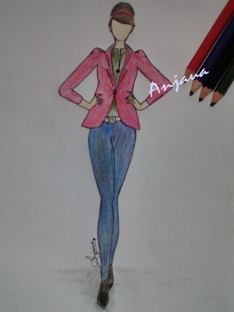 casual wear formal suit for women Formal Wear Illustration Sketches, Formal Wear Illustration Sketches Women, Casual Wear Illustration Sketches, Drawing Clothes Reference, Mens Illustration, Stuff Drawing, Formal Tops For Women, Formal Attire For Women, Formal Suits For Women