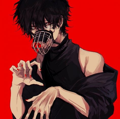 Yandere Boy, Gothic Anime, Anime Wall Art, Art Anime, Dark Anime, Drawing Reference Poses, Handsome Anime Guys, Cute Anime Guys