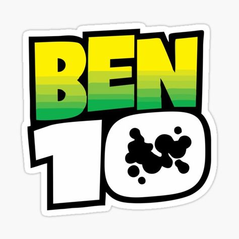 Ben 10 Stickers for Sale | Redbubble Ben 10 Stickers, Ben 10 Logo, Ben 10 Birthday, Photo Cake Topper, Zoey 101, Super Mario Birthday Party, 10 Logo, 2000s Cartoons, Ben 10 Ultimate Alien