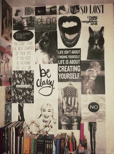 Cool wall collage of black and white pictures... Sala Grunge, Hipster Room, Inexpensive Wall Art, Grunge Bedroom, Trendy Room, Zimmer Diy, Tumblr Rooms, Grunge Room, Room Deco