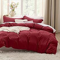 Red Duvet, Elevated Home, Red Duvet Cover, Cabin Bedroom, King Duvet Cover Sets, Full Duvet Cover, White Duvet Covers, Bed Linens, Bedding Stores