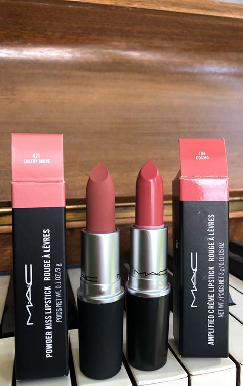 Sultry Move vs Cosmo Mac Lipstick, Mac lipstick aesthetic, MAC Lipstick Shades, MAC Lipstick Colours, MAC Lipstick Swatch Faux Mac, Lipstick Colours, Lipstick Aesthetic, Mac Lipstick Colors, Mac Lipstick Swatches, Mac Lipstick Shades, Eastern Fashion, Lipstick Mac, 2024 Ideas