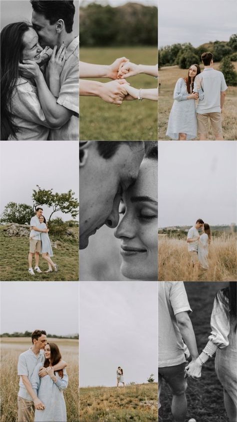 Biblical Photography, Couples Photography Poses Outdoors, Couple Outdoor Photoshoot Poses, Lovestory Nature, Couple Poses Outdoor, Couples Outdoor Photoshoot, Outdoor Couple Photoshoot Ideas, Couple Outdoor Photoshoot, Outdoor Engagement Photo Poses