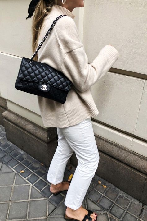 FALL 2020: OUTFIT 2 Chanel Flap Bag Outfit, Chanel Bag Outfit, Chanel Bag Classic, Chanel Classic Flap Bag, Chanel #1, Chanel Style, Bag Outfit, Chanel Flap Bag, Classic Flap Bag