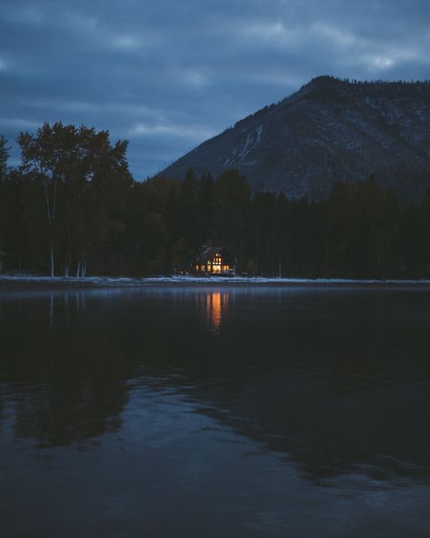 Lake House At Night, Loons On Lake, Remote Homes, Isolated Cabin, Cabin In The Snow, Just Do It Wallpapers, Acoustic Guitar Photography, Trust Fall, Guitar Photography