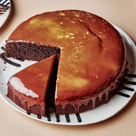 Beet Chocolate Cake Recipe | Bon Appétit Beet Cake, Gluten Free Chocolate Cake, Flourless Chocolate Cakes, Flourless Chocolate, Round Cake Pans, Gluten Free Chocolate, Chocolate Cake Recipe, Free Desserts, Gluten Free Desserts