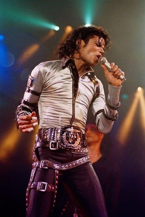 Michael Jackson Concert, Michael Jackson Bad Tour, Michael Jackson 1988, Mj Bad, Michael Jackson Bad Era, Michael Jackson Dangerous, Michael Jackson Funny, Silver Outfits, Michael Jackson Wallpaper