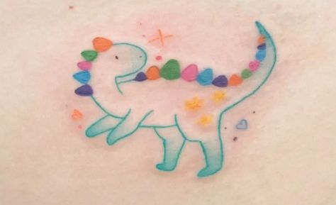 Tattoos Inspo, Dinosaur Tattoos, Bright Side, Find It, To Learn, Tattoos, Celebrities, Color, Patchwork