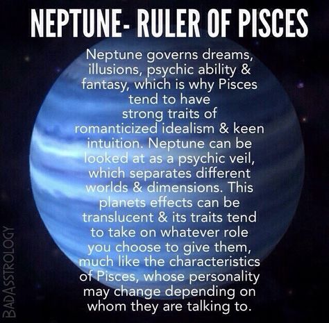 Pisces planet Pisces Personality, All About Pisces, Pisces Astrology, Pisces Traits, Pisces Girl, Pisces Quotes, Astrology Pisces, Pisces Woman, Zodiac Signs Pisces