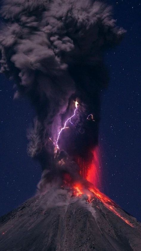 Lightning Pics, Volcano Wallpaper, Smartphone Wallpaper, Volcano, Lighting