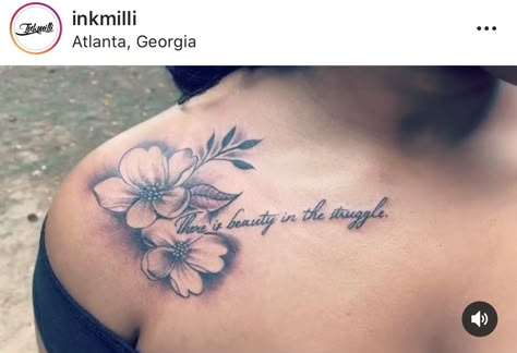 Imperfect Flower Tattoo, Shoulder Half Sleeve Tattoos For Women Unique, God Shoulder Tattoos For Women, Chest Memorial Tattoos For Women, Shoulder Tattoos For Women Bible Verse, Top Of Shoulder Tattoos For Women Quotes, Cute Shoulder Tattoos For Women, Clavicle Tattoos For Women Quotes, Front Shoulder Tattoos For Women Unique