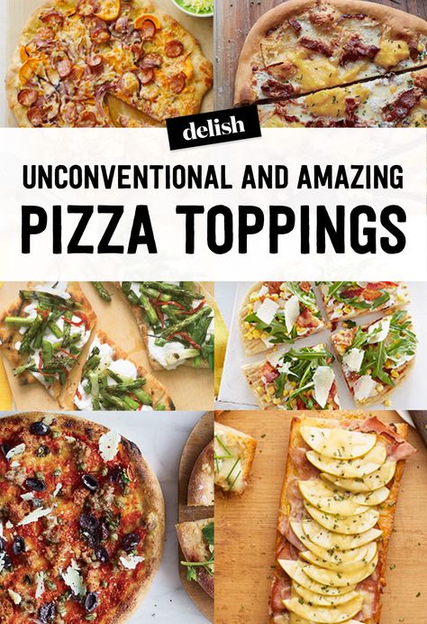 Grilled Pizza Toppings, Weird Pizza Toppings, Gourmet Pizza Toppings, Unique Pizza Toppings, Vegetarian Pizza Toppings, Outdoor Pizza Oven Recipes, Pizza Topping Ideas, Healthy Pizza Toppings, Unique Pizza Recipes