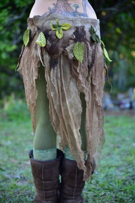 Tree Costume, Woodland Elf, Full Body Costumes, Forest Elf, Felt Tree, Felt Leaves, Elf Costume, Fairy Clothes, Woodland Fairy