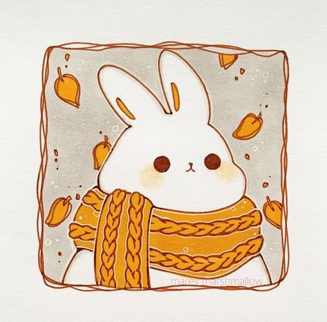 Pumpkin Canvas Painting, Fall Drawings, 강아지 그림, Cute Little Drawings, Cute Animal Drawings, Sketchbook Art Inspiration, Cute Doodles, الرسومات اللطيفة, 귀여운 동물