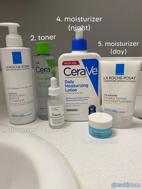 Acne Cerave, Skincare Routine For Sensitive Skin, Good Sunscreen For Face, Cerave Skincare, Simple Routine, Men Skin Care Routine, Face Skin Care Routine, Skin Care Routine Order, Black Skin Care