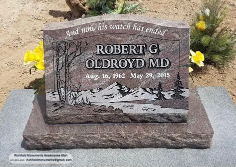 Grave Headstones, Gravesite Decorations, Field Of Wildflowers, Grave Markers, Memorial Stones, Estate Planning, Grave Marker, Tombstone, House Stuff