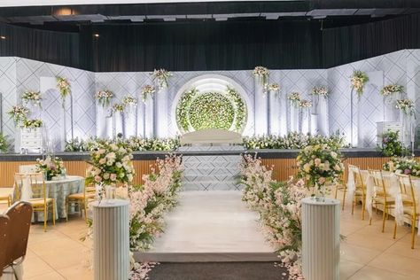 Kerala Christian wedding Stage | Gallery Christian Wedding Stage Decoration, Kerala Christian Engagement, Kerala Christian Wedding, Christian Engagement, Engagement Stage Decoration, Reception Stage Decor, Stage Decor, Stage Decoration, Fun Arts And Crafts