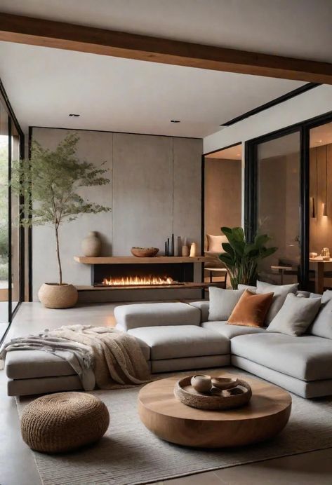 37 Cozy Contemporary Living Room Ideas: Modern Elegance 11 Modern Scandinavian Living Room Ideas, Minimalist Lounge Room, Cozy Contemporary Living Room, Urban Modern Interior Design, Minimalist Lounge, Modern Design Interior, Cozy Contemporary, Organic Modern Living Room, Organic Living Room