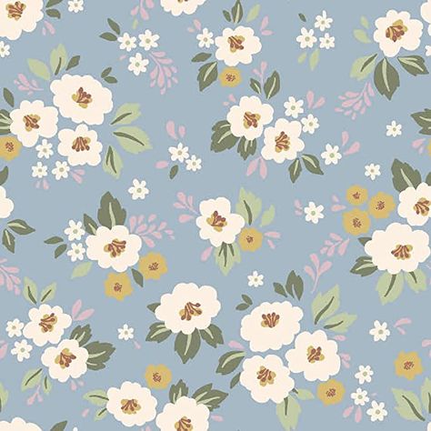 Blue Mimosa, Fabric Diy Projects, Flower Fabric Pattern, Print Design Art, Simple Iphone Wallpaper, Floral Prints Pattern, Workout Session, Flowers Pattern, Diy Fabric